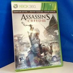 Microsoft Xbox 360 (XB360) Assassin's Creed III (Signature Edition) [In Box/Case Complete]